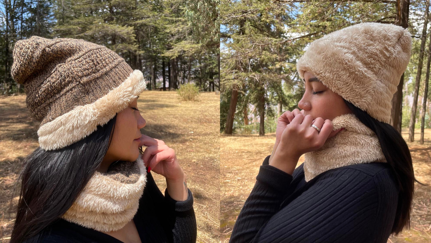 HAT AND NECK WARMER SET