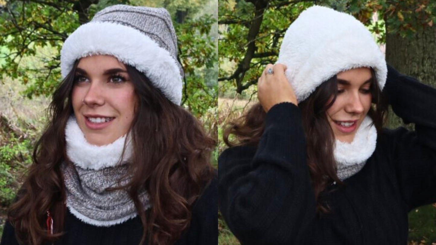 HAT AND NECK WARMER SET