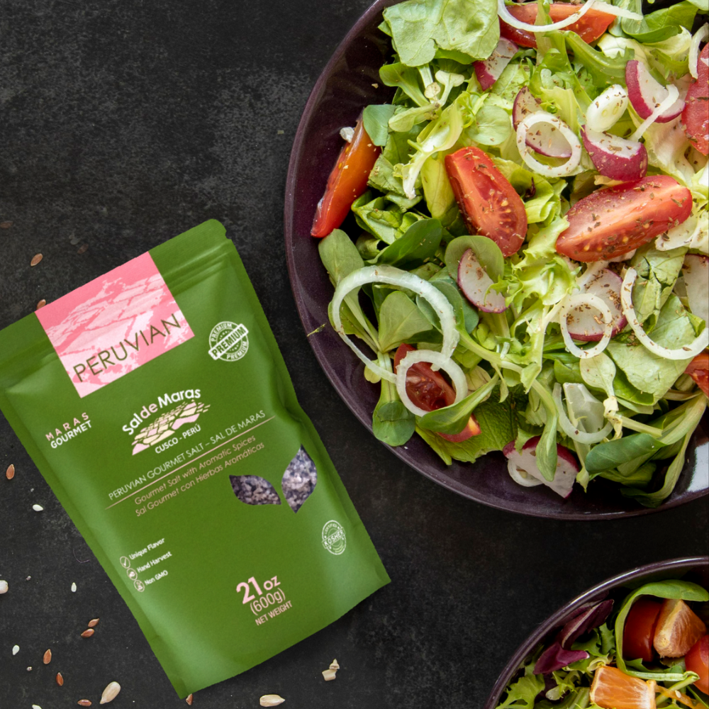 Pink Peruvian Salt with Aromatic Spices