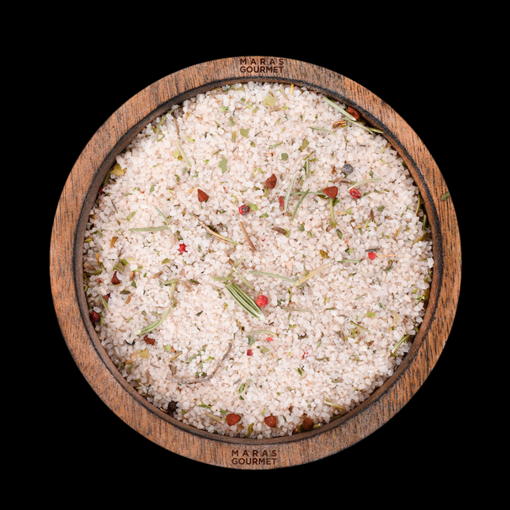 Pink Peruvian Salt with Aromatic Spices