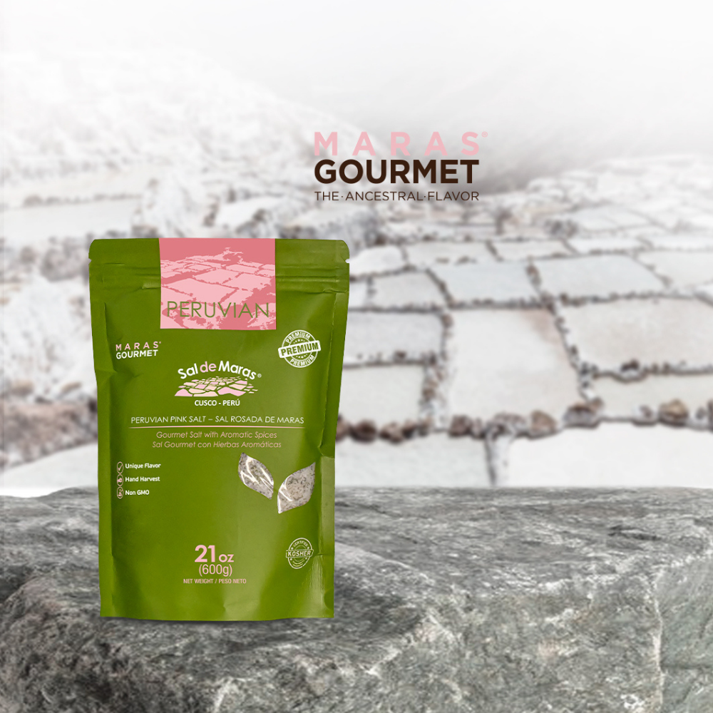 Pink Peruvian Salt with Aromatic Spices